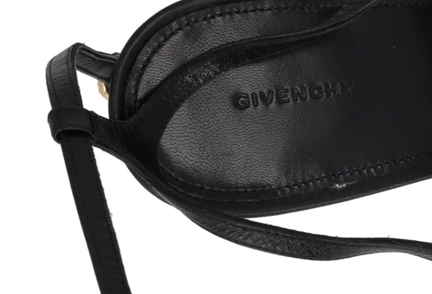 GIVENCHY Voyou Sandal Platform Open Toe Shoe Black Leather EU41 UK8 NEW RRP910