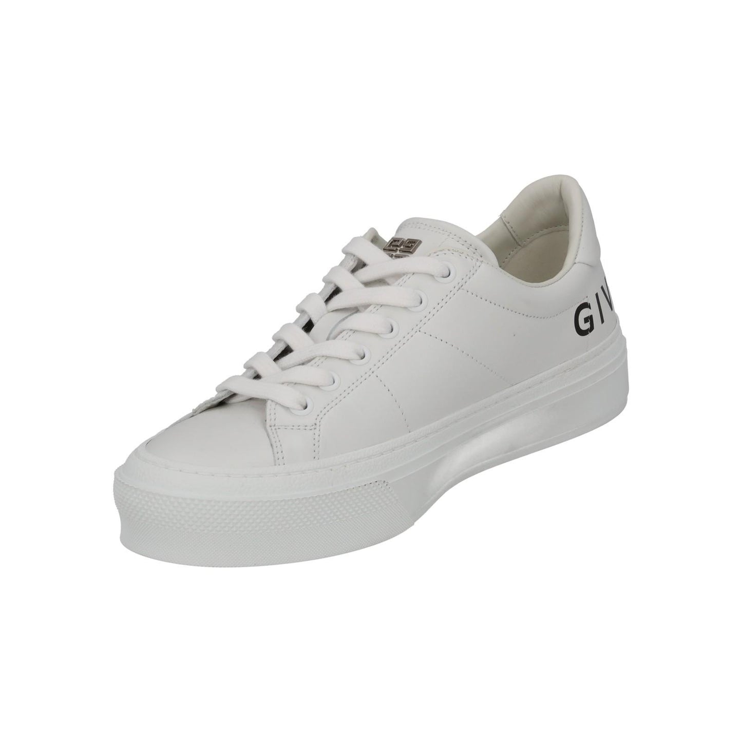 GIVENCHY Trainers City Sport Logo White Black Leather IT38 UK5 NEW RRP510