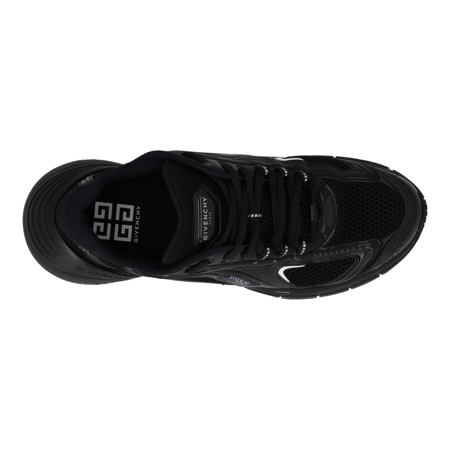 GIVENCHY Trainers TK MX Runner Low Top Lace Up Black Mesh Panel UK11 NEW RRP725