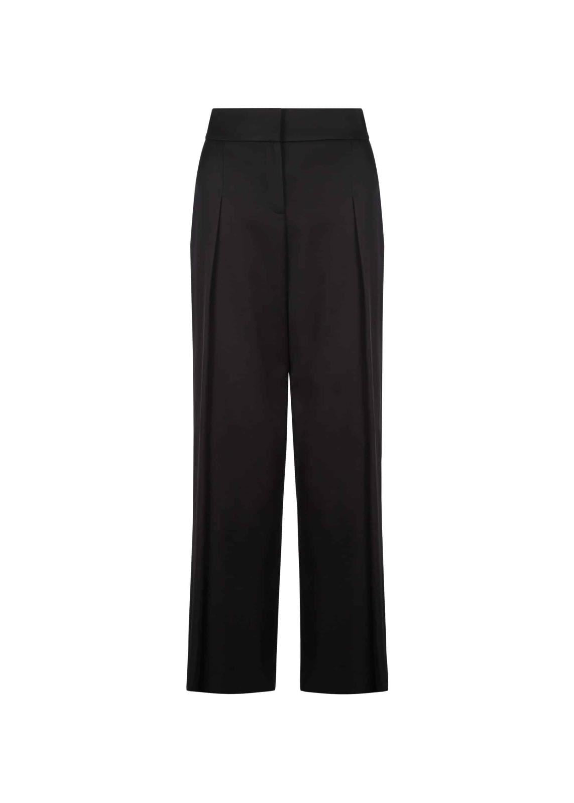 Hobbs Adilah Boyfriend Trousers Black Size UK12 RRP149