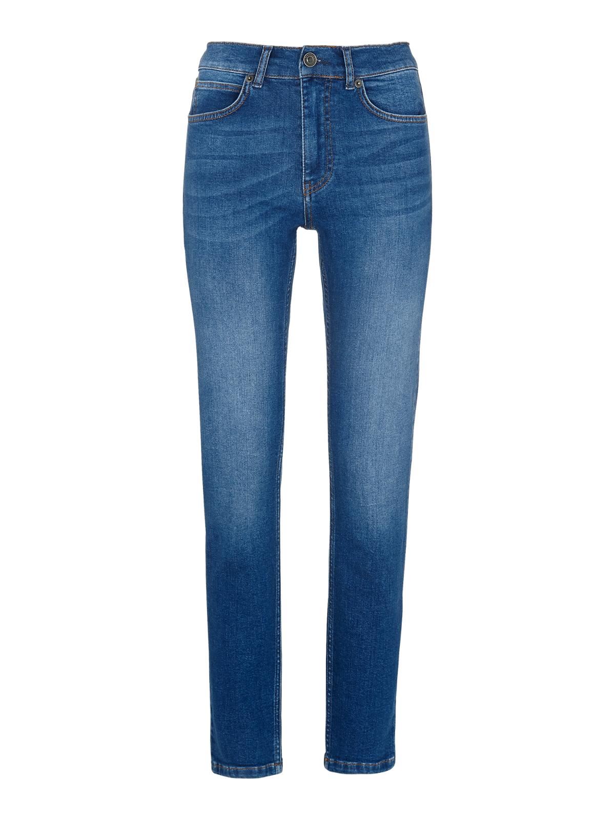 WHISTLES Ladies Medium Wash Denim Blue Faded Skinny Jeans W24 RRP85 BNWT