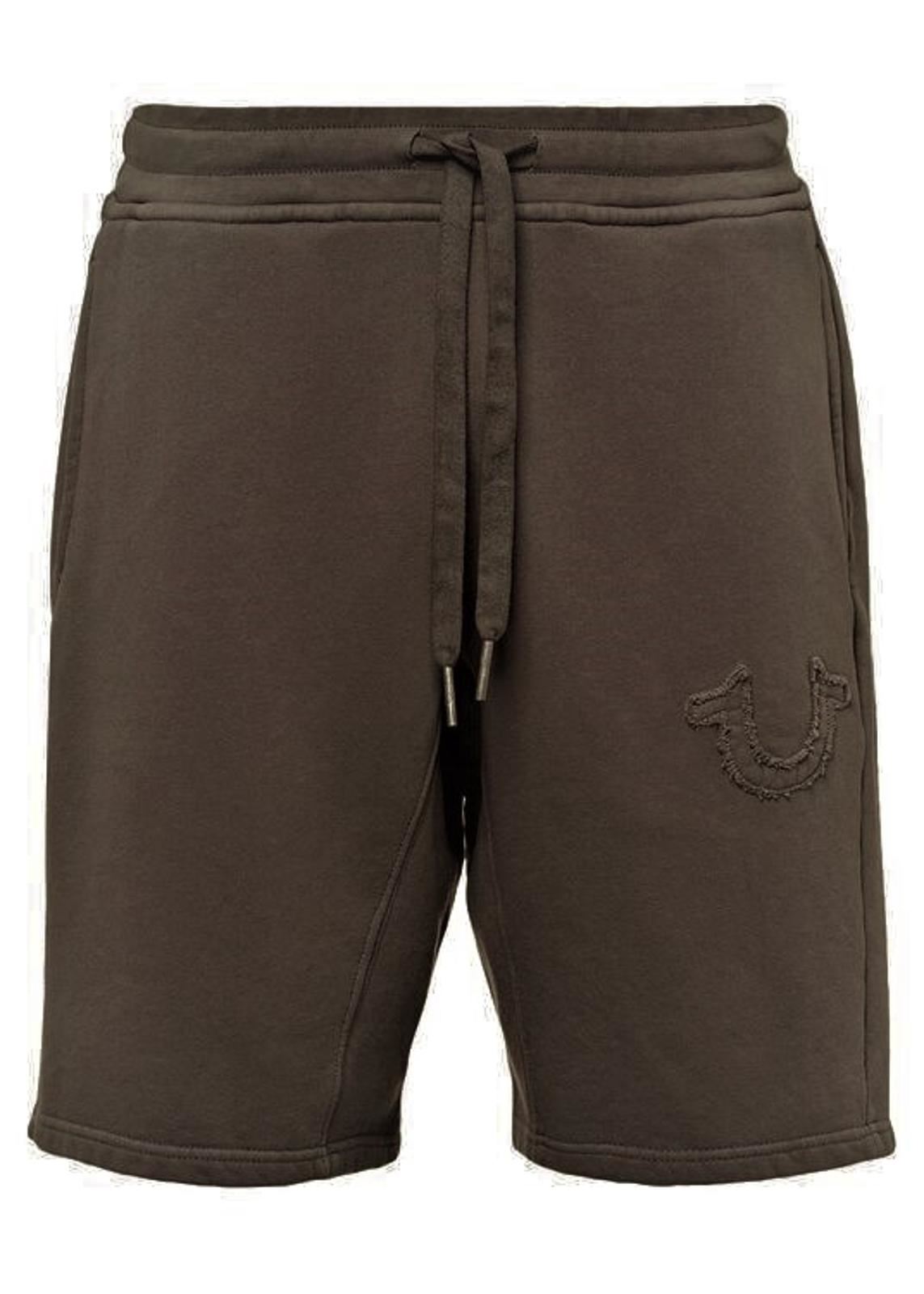 TRUE RELIGION Men's Brown Horseshoe Active Wear Sweat Shorts S RRP 109 BNWT