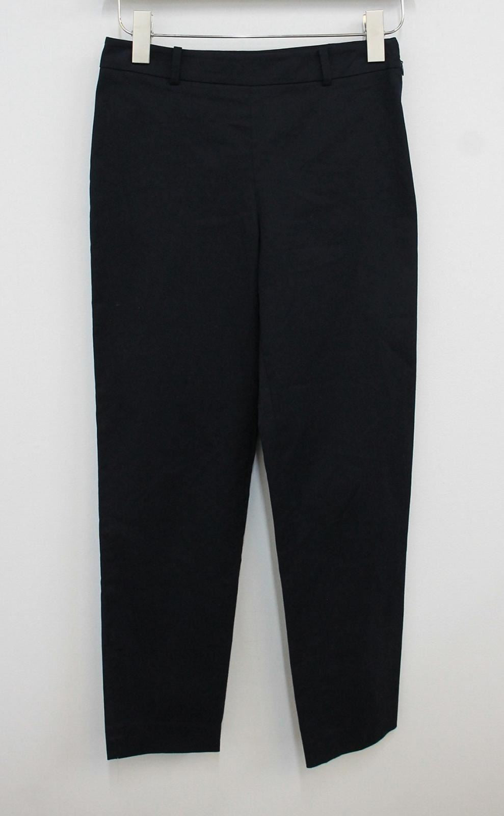 HOBBS Ladies Navy Blue Mid Waisted Mallory Capri Trousers UK6 BNWT RRP 79