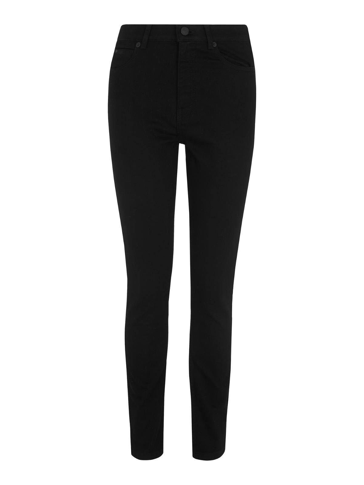 WHISTLES Ladies Black Skinny Mid Rise Jeans Five Pocket W24 RRP85 BNWT