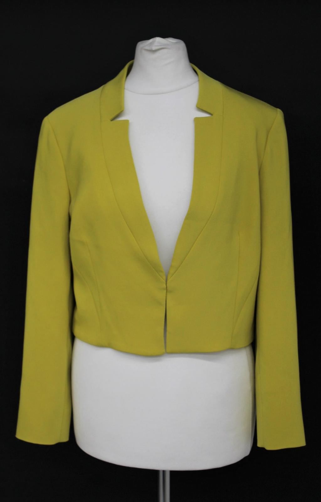 HOBBS Ladies Yellow Single Breasted Long Sleeve Imogen Jacket UK10 BNWT RRP149