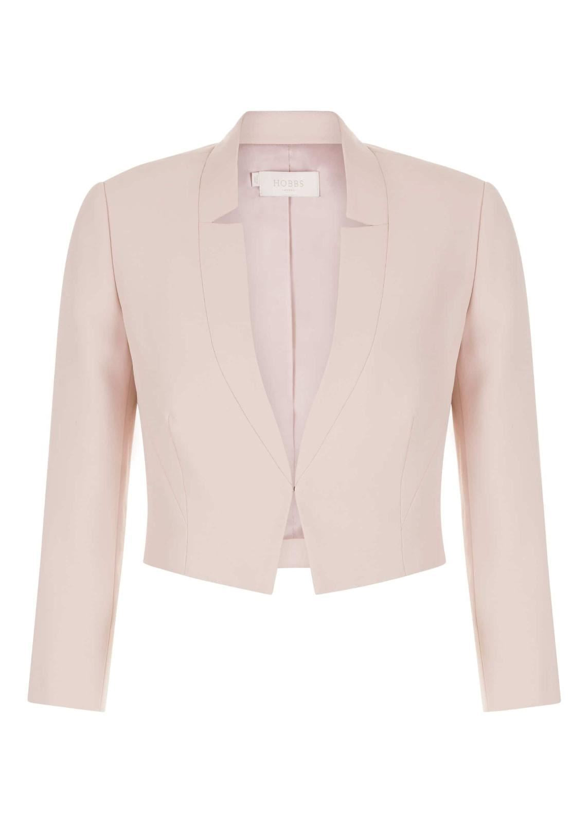 Hobbs Kristy Blazer Jacket Latte Beige Size UK16 RRP169