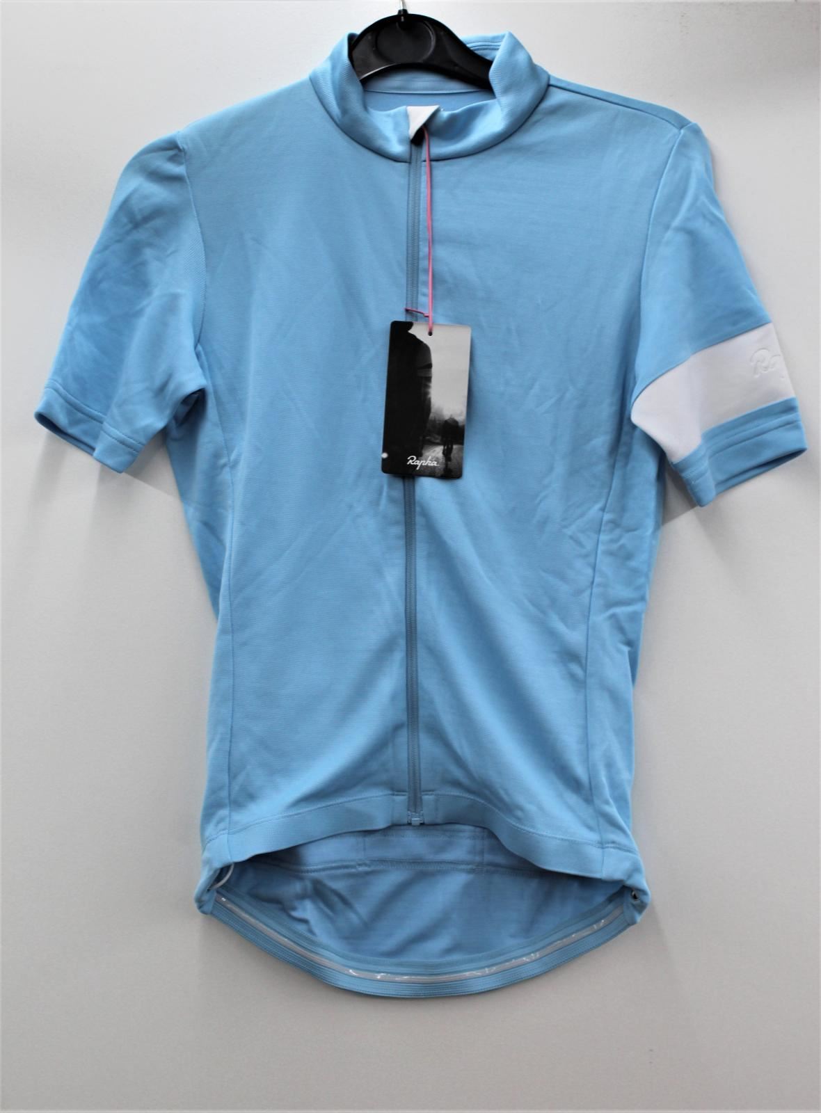 RAPHA Men's Light Blue Breathable Short Sleeve Classic Cycling Jersey II XS BNWT