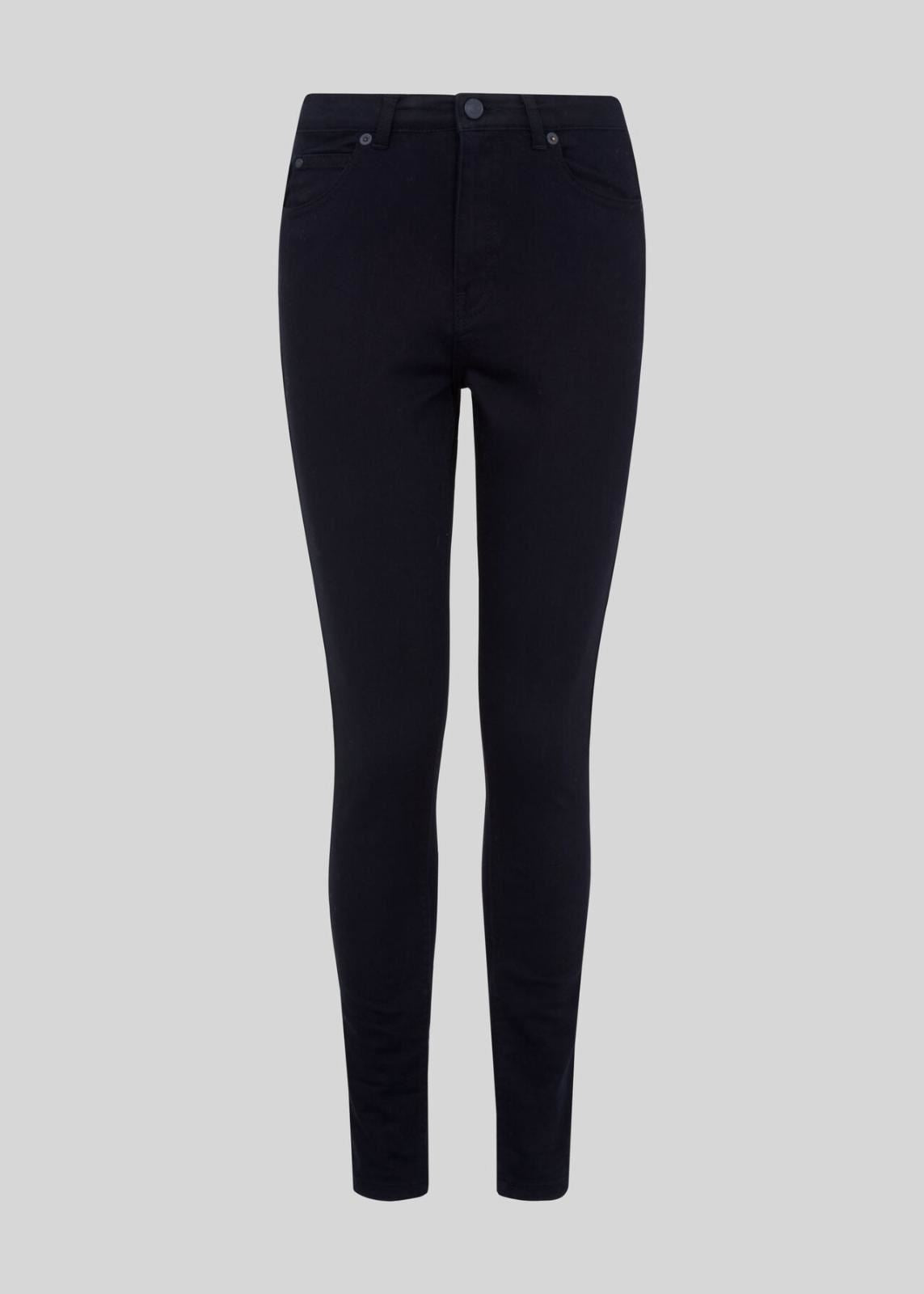 WHISTLES Ladies Blue Black Skinny Jeans Mid Rise Dark Blue W24 RRP85 BNWT