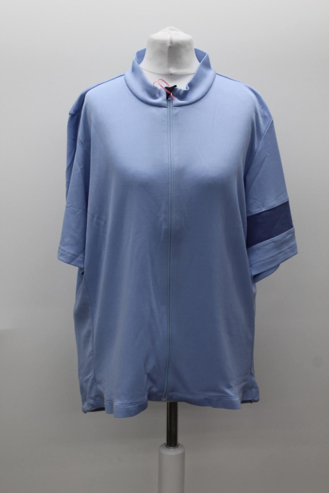 RAPHA Ladies Light Blue Wool Short Sleeve Cycling Classic Jersey II 2XL BNWT
