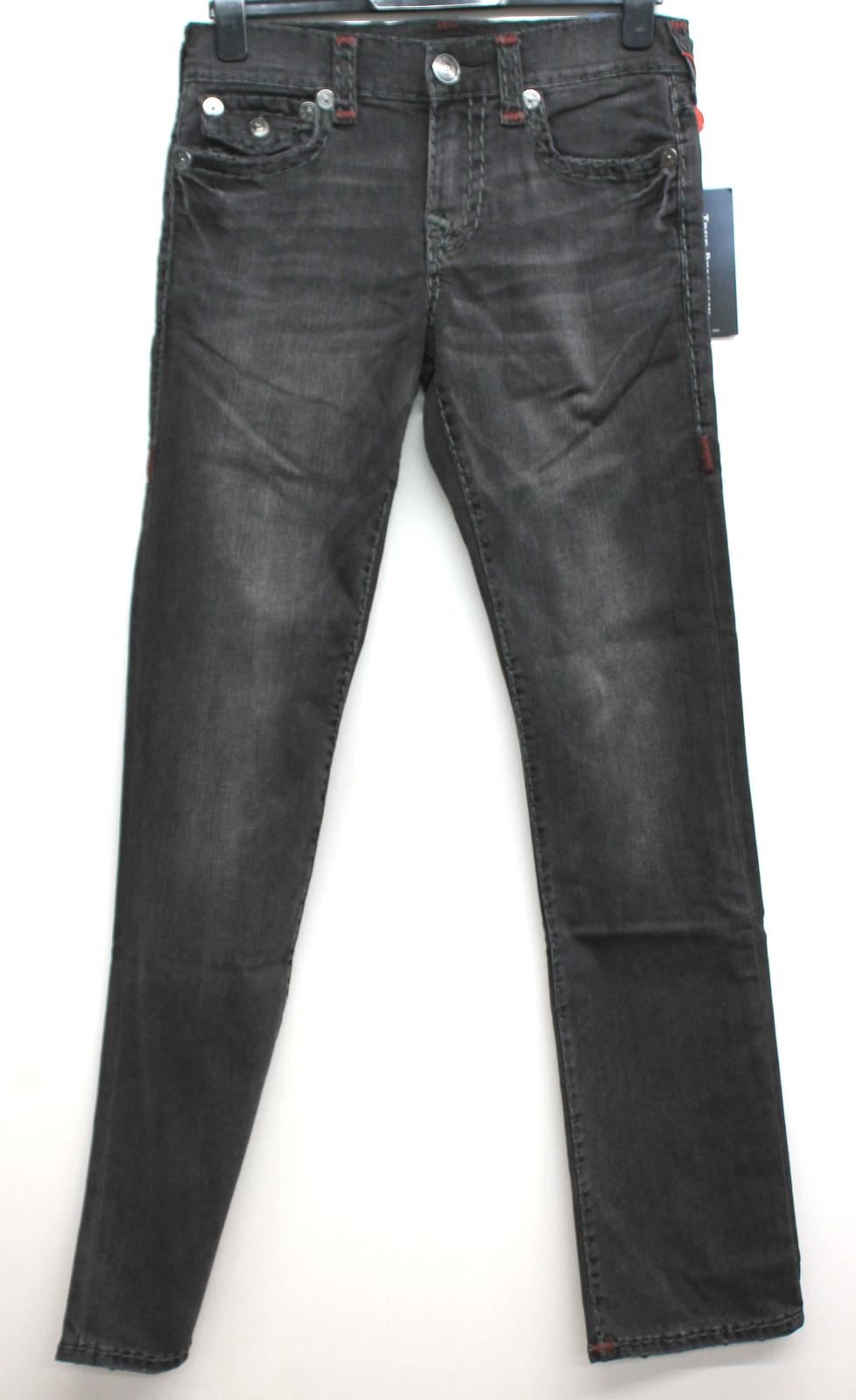 TRUE RELIGION Men's Black Ricky Flap Super T Classic Jeans Size 30 BNWT RRP329
