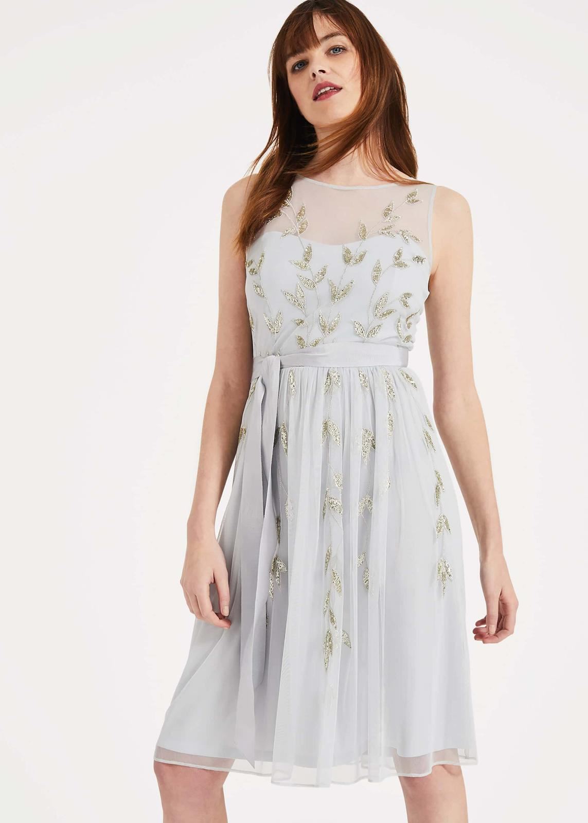 Phase Eight Benadetta Sequin Tulle Fit & Flare Dress Duck Egg Size UK1 –  Fashion Outlet by Stuff U Sell