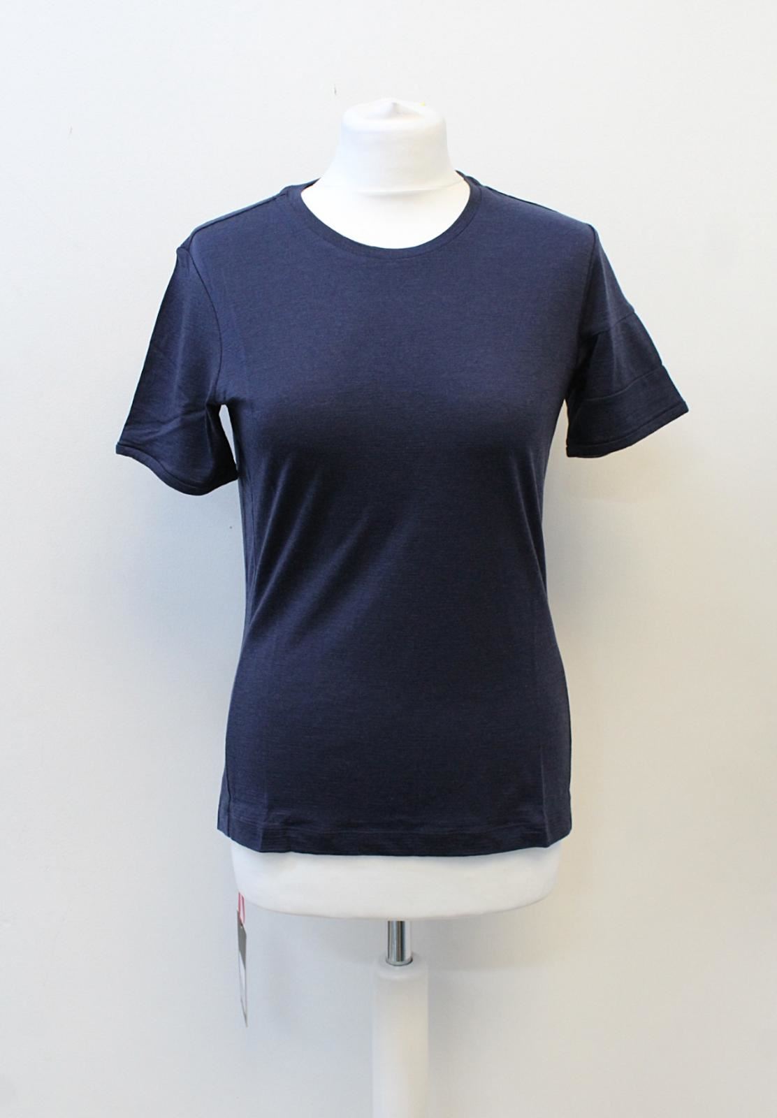 RAPHA Ladies Merino Short Sleeve Cycling T-Shirt Dark Navy Blue S BNWT RRP60