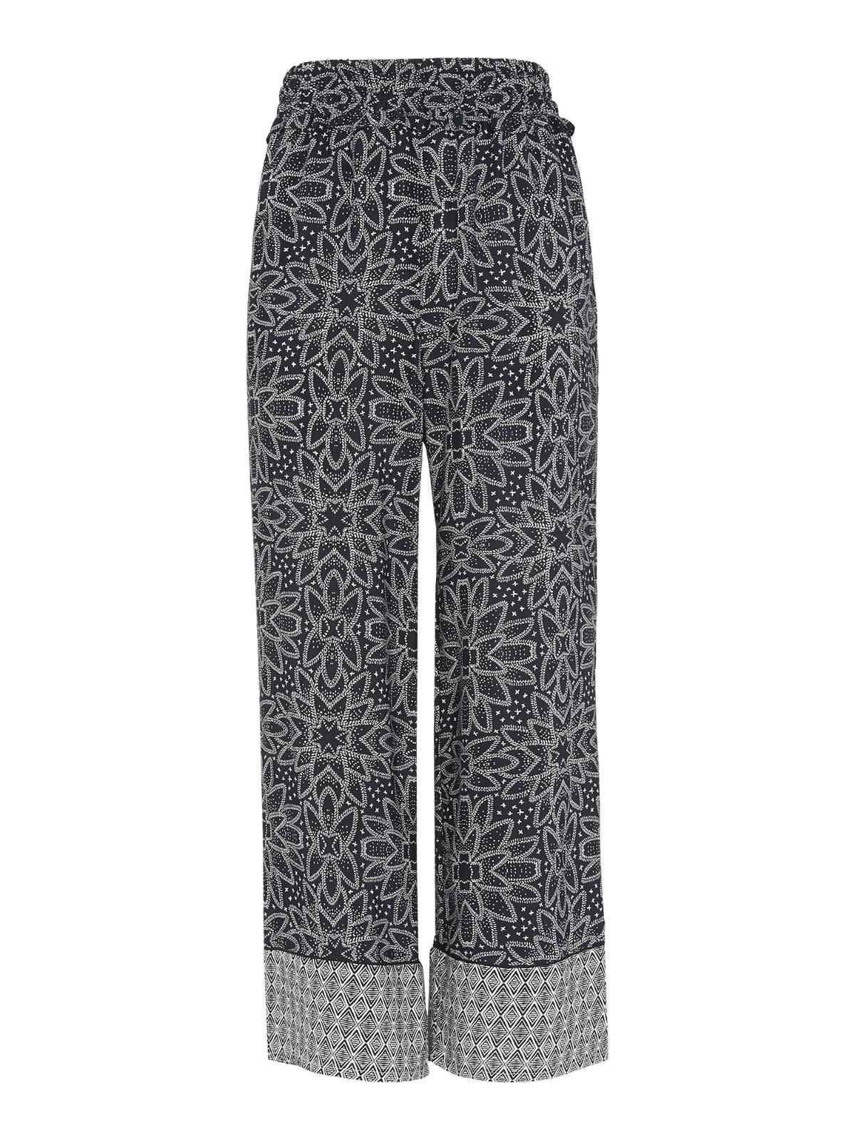 WHISTLES Ladies Floral Navy Blue Riya Printed Cropped Trousers UK4 RRP99 BNWT