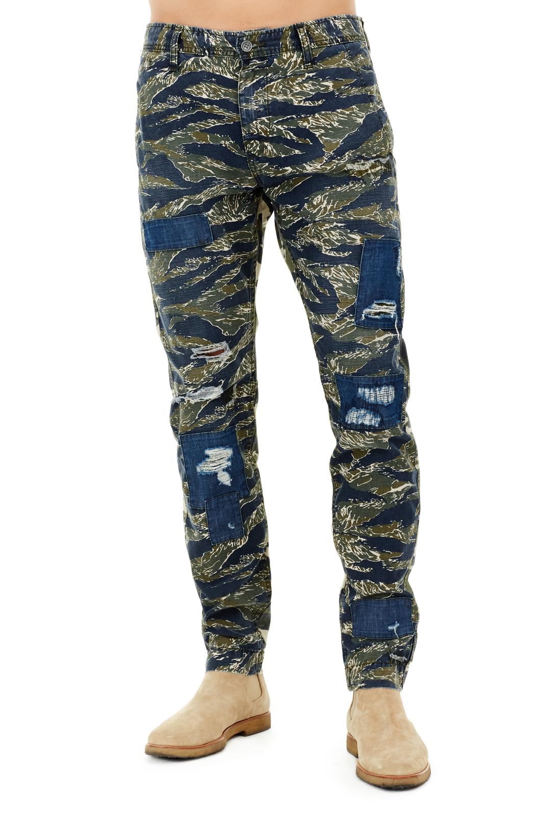 TRUE RELIGION Men's Green Cotton Camo Classic Fit Jeans Size 32 BNWT RRP269
