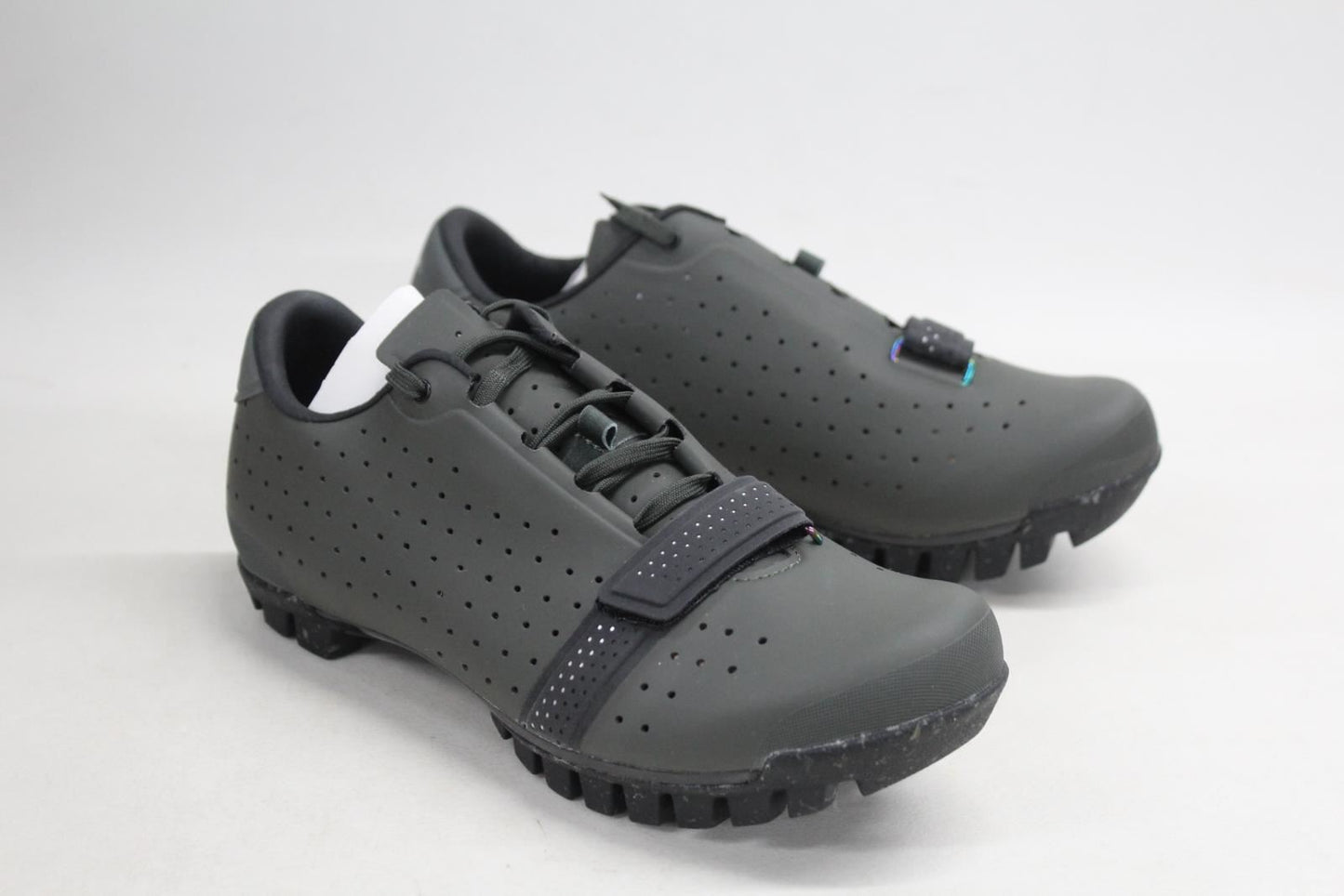 RAPHA Ladies Explore Cycling Shoe Dark Green Lightweight Lace Up EU36 UK3 BNIB