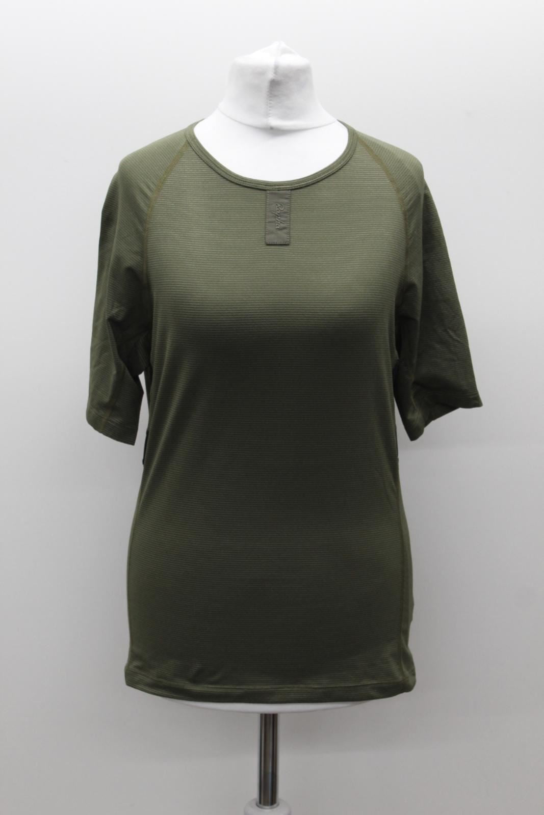 RAPHA Ladies Olive Green Brevet Lightweight Cycling Base Layer Top L BNWT