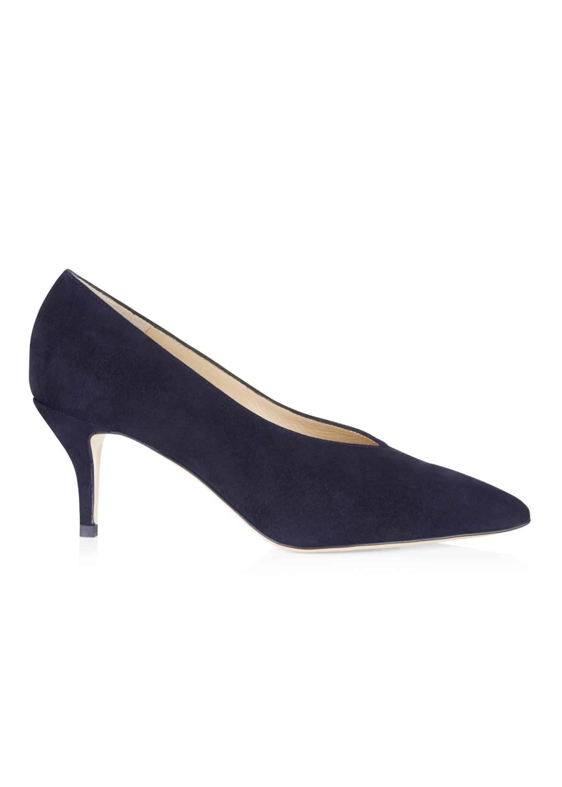 Hobbs Penelope Court Shoe Navy EU37 UK4 RRP149