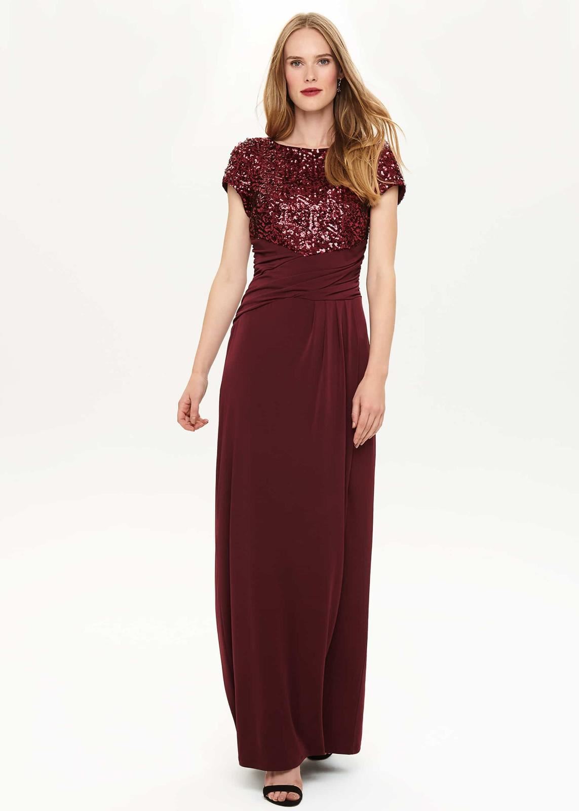 Phase Eight Sinitta Maxi Long Dress Burgundy Size UK10 RRP130 – Fashion  Outlet by Stuff U Sell