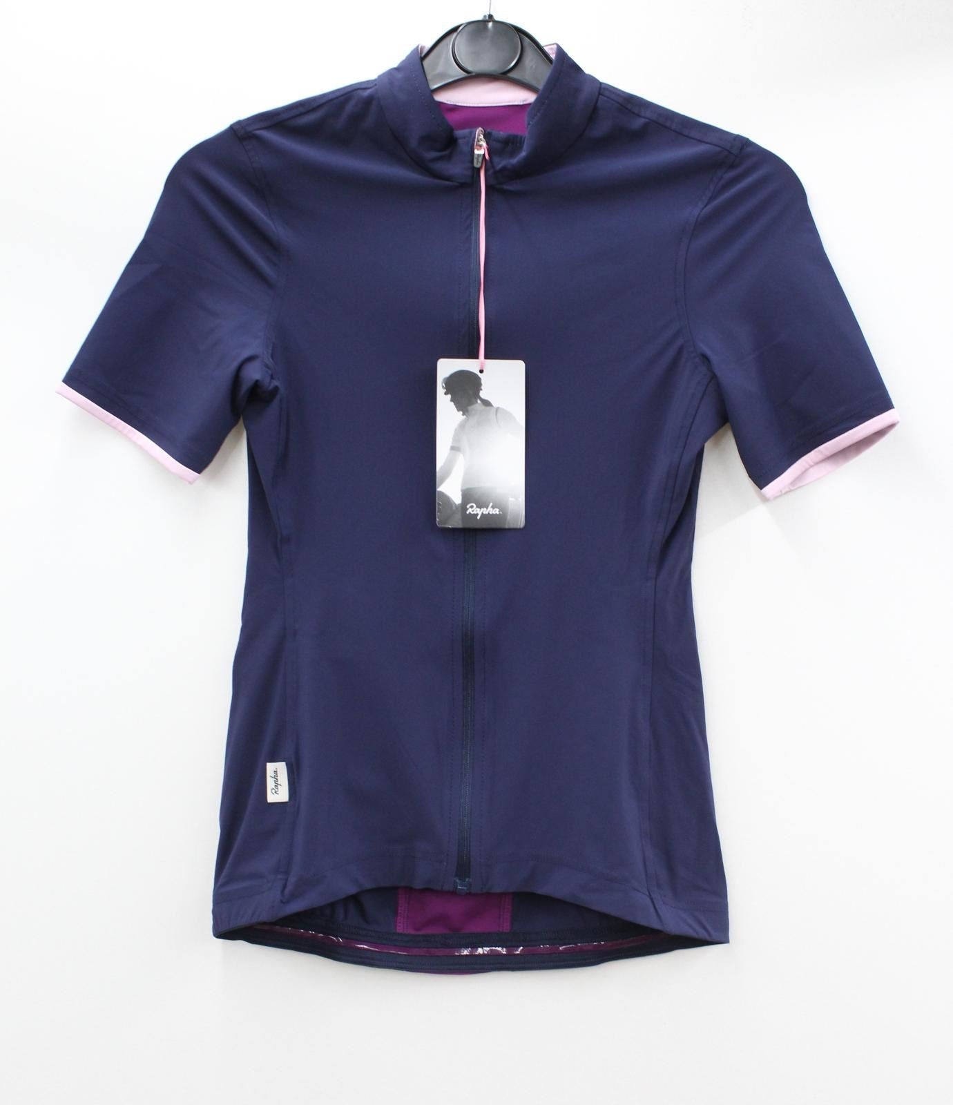 RAPHA Ladies Purple Lightweight Souplesse Short Sleeve Cycling Jersey XS BNWT