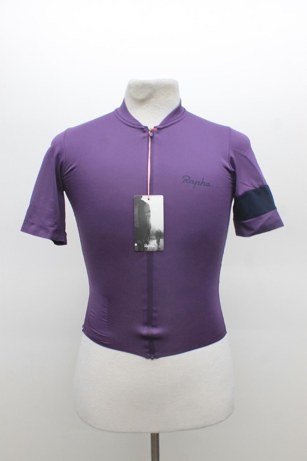 RAPHA Men's Purple Short Sleeve Classic Flyweight Cycling Jersey XS BNWT