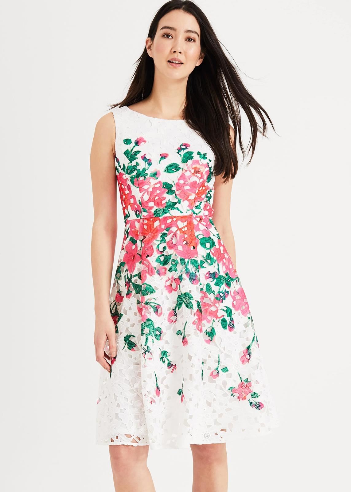 Phase Eight Janette Lace Fit & Flare Dress Ivory Multi Size UK14 RRP13 Fashion Outlet by Stuff U Sell Phase Eight Janette Lace Fit & Flare Dress Ivory Multi Size UK14 RRP13 Fashion Outlet by Stuff U Sell