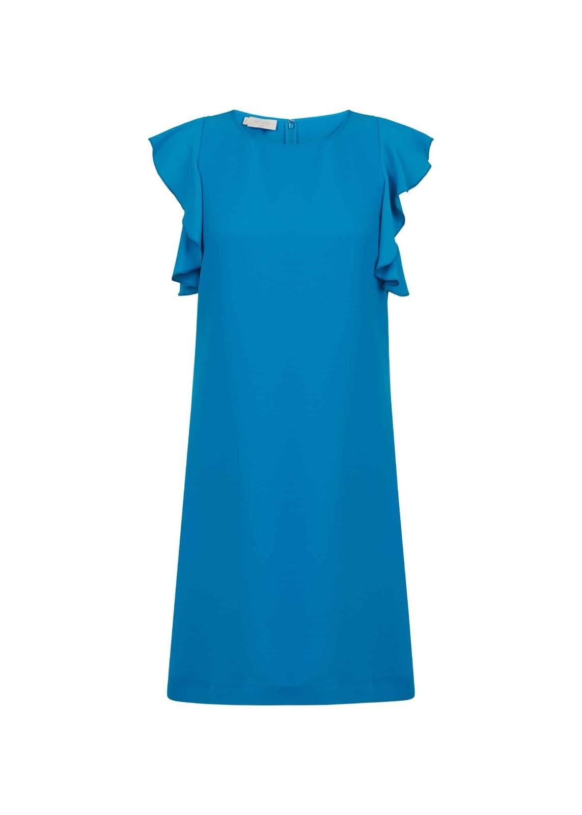 Hobbs Ivy Shift Dress Kingfisher Size UK8 RRP149