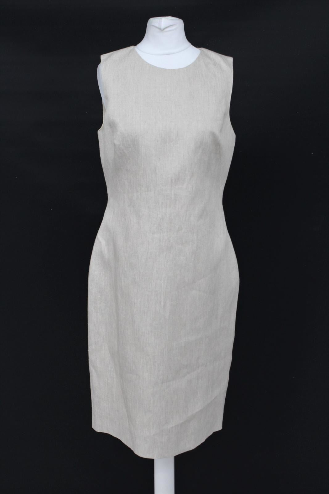 HOBBS Ladies Natural Ivory Knee Length Faye Sheath Dress UK12 BNWT RRP 149