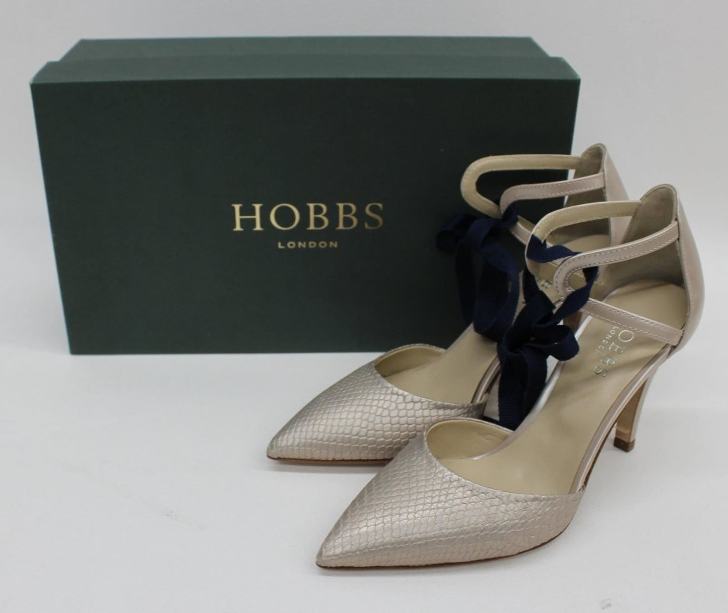 HOBBS Ladies Blush Pink Gabriella Pointed Toe Stiletto Court Shoes UK3 EU36 NEW