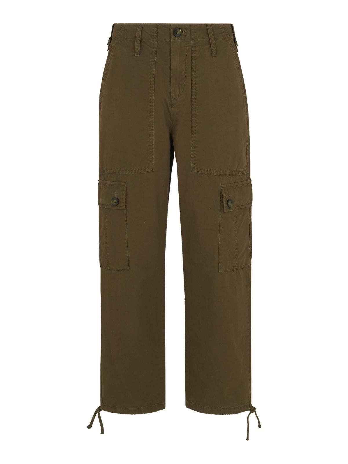 WHISTLES Ladies Steffi Khaki Green Cotton Utility Cargo Trousers UK4 BNWT RRP119