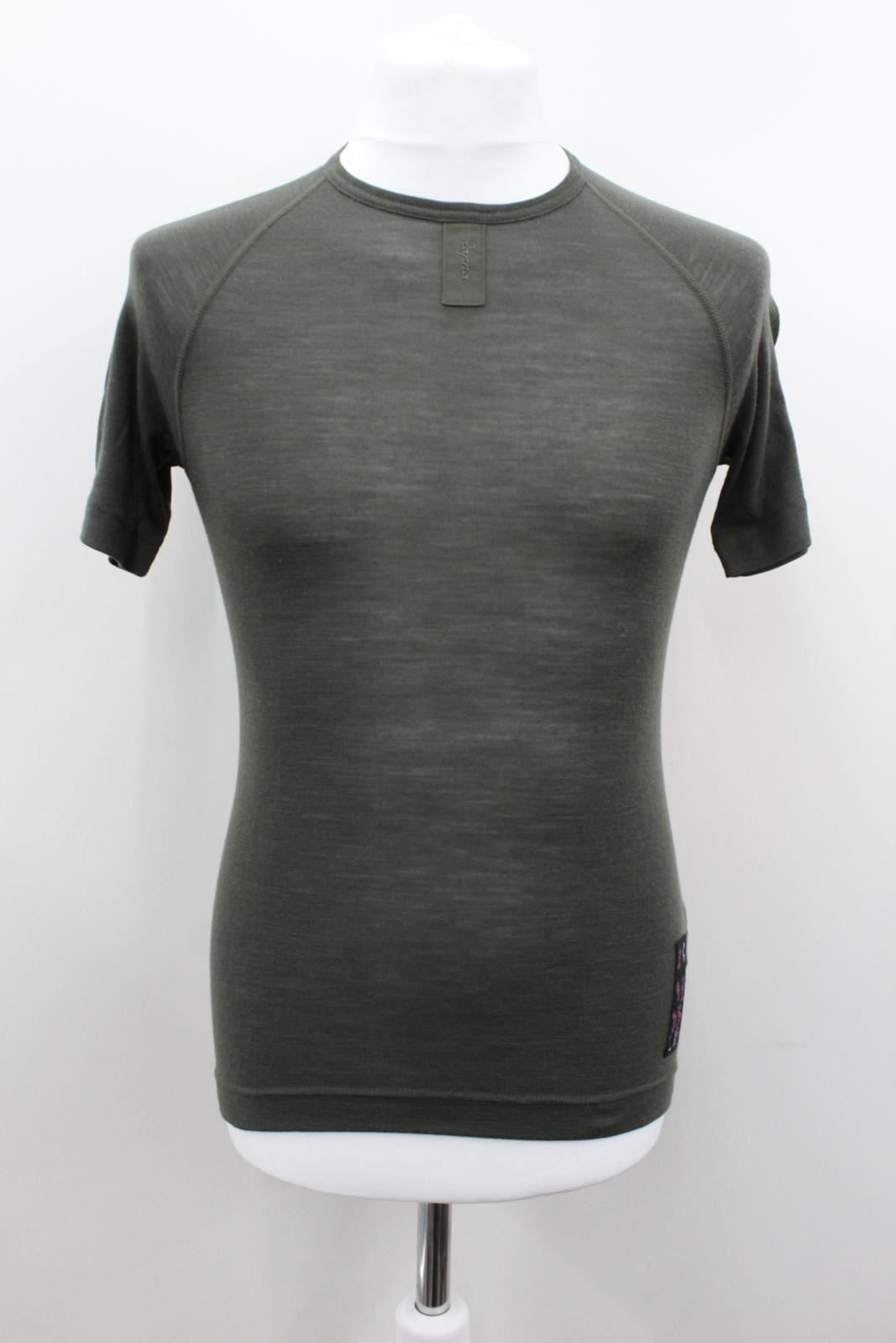 RAPHA Men's Dark Green Scoop Neck Short Sleeve Super Stretch Base Layer XS BNWT