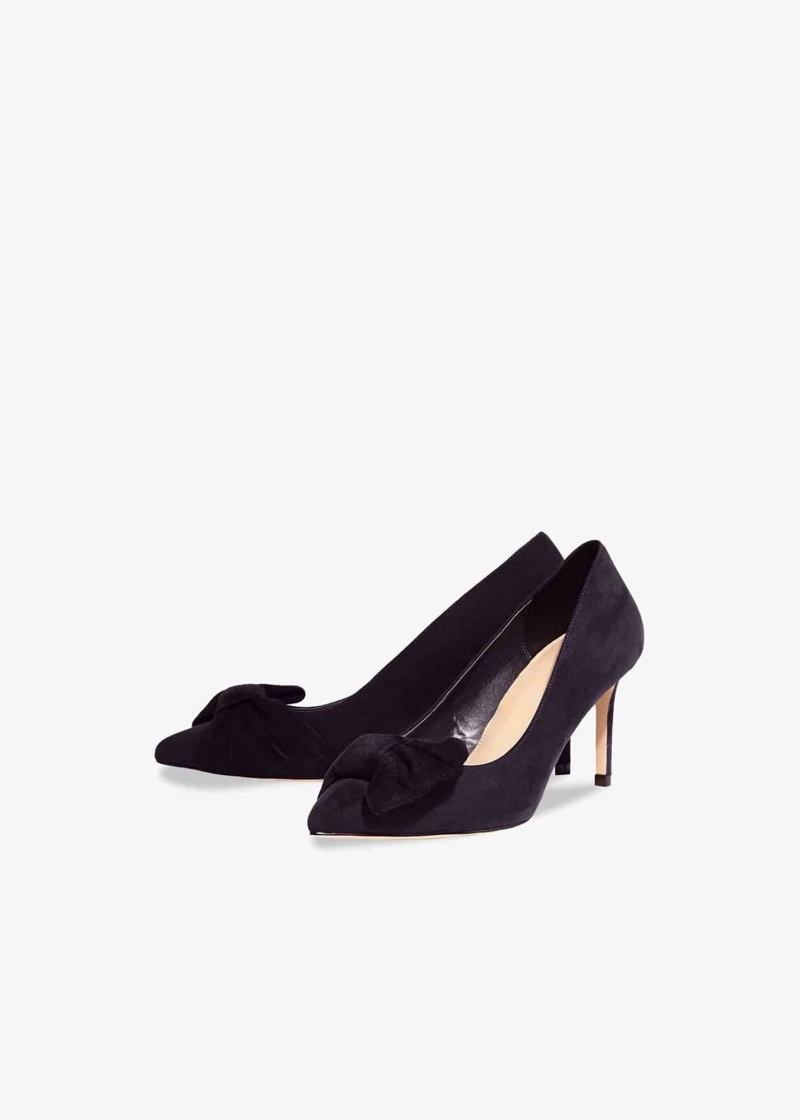 Phase Eight Shoes Bianca Bow Court Shoes Deadly Nightshade EU37 UK4 RRP110