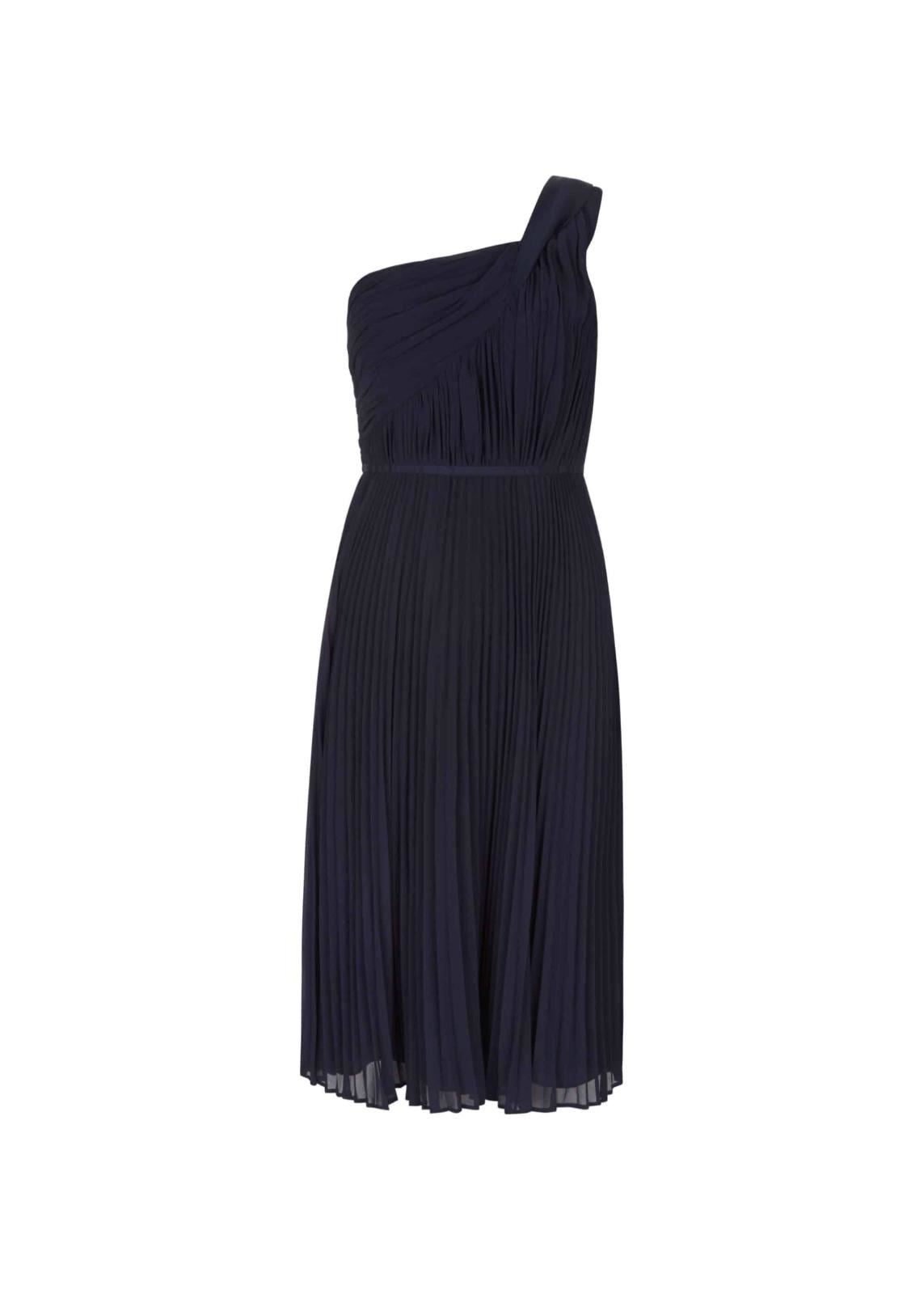 Hobbs Andrea Fit & Flare Dress Navy Size UK8 RRP159