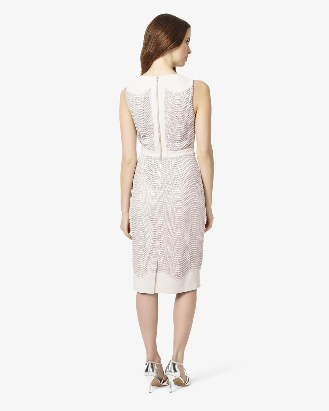 PHASE EIGHT Ladies Petal Pink Sleeveless Bree Shift Dress Size UK18 BNWT