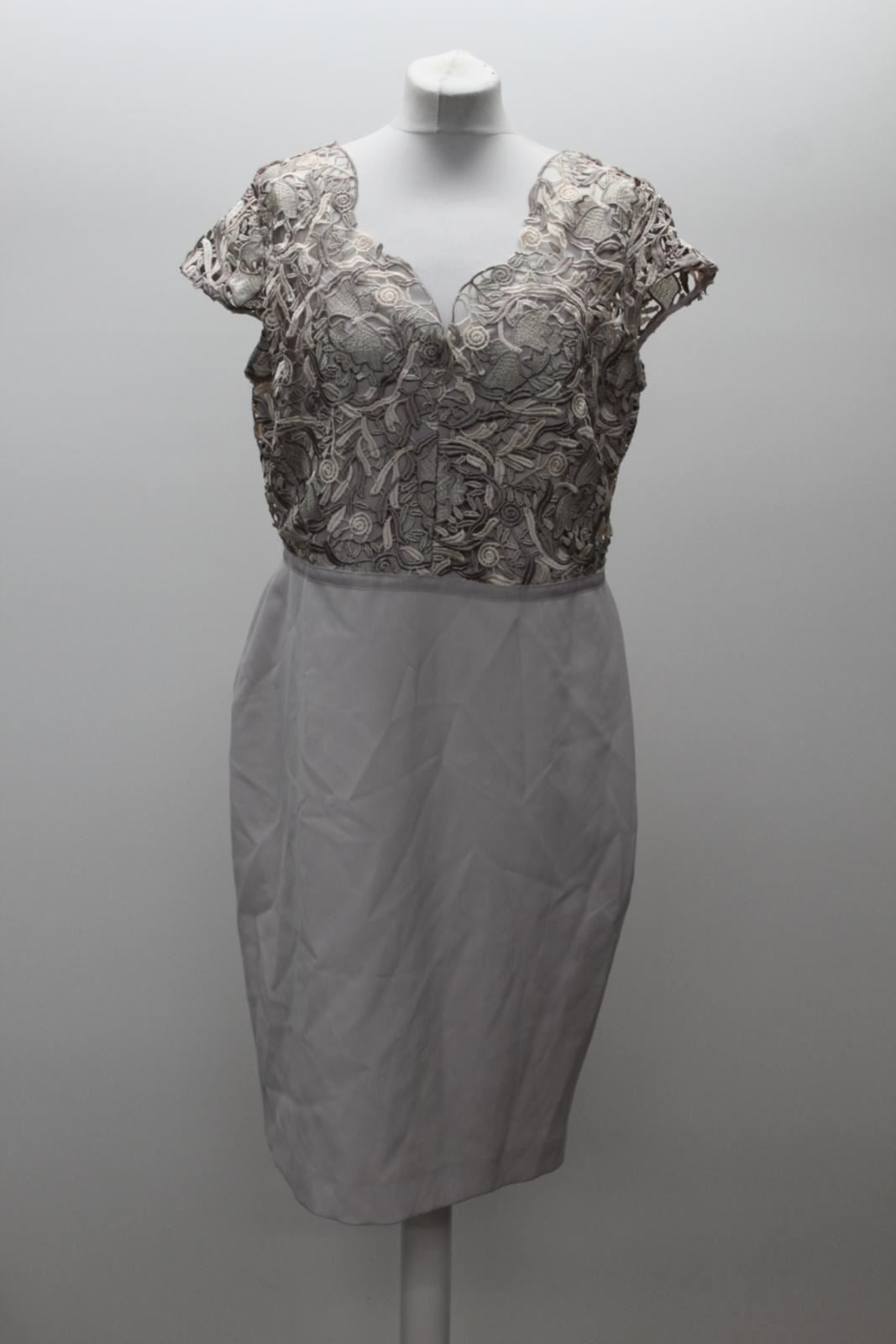PHASE EIGHT Ladies Charlotte Latte Pink V Neck Lace Shift Dress UK6 BNWT