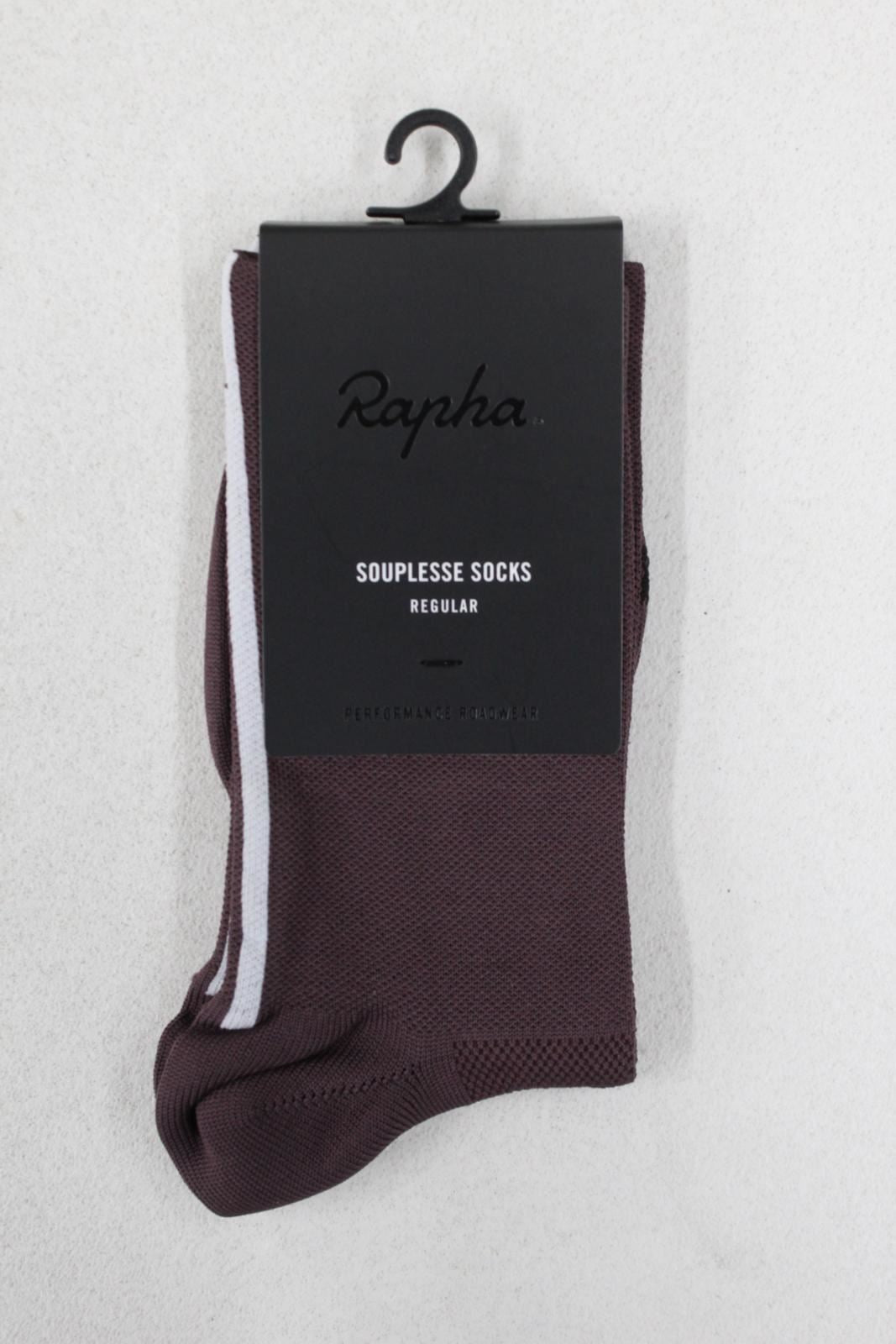 RAPHA Ladies Fudge Lightweight Stretch Souplesse Regular Cycling Socks XS BNWT