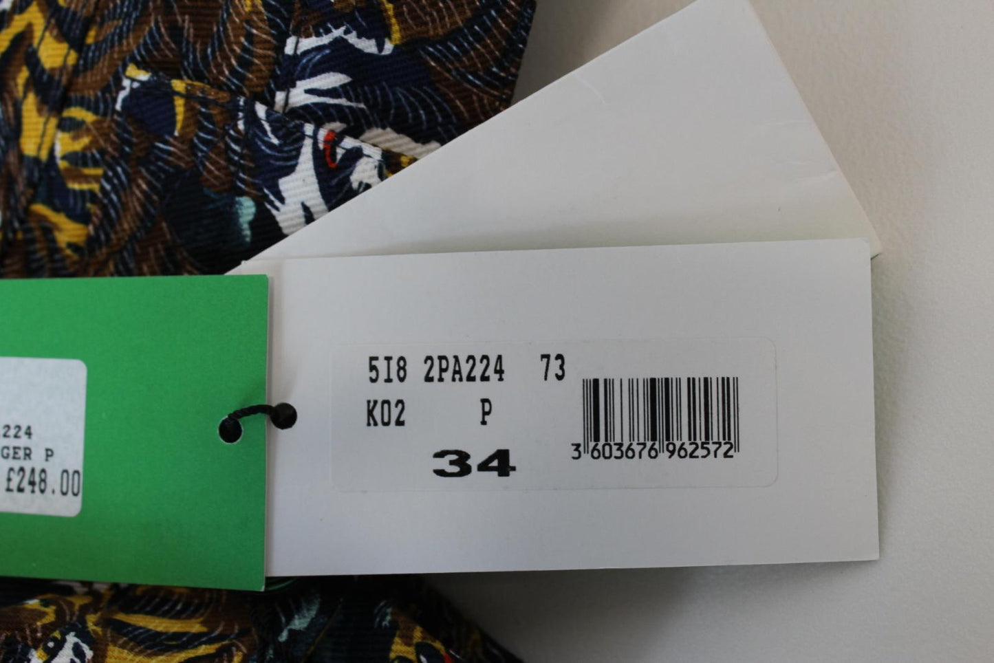 KENZO Ladies Multi-Coloured Tiger Print Skinny Jeans EU34 UK6 W27 L28 BNWT