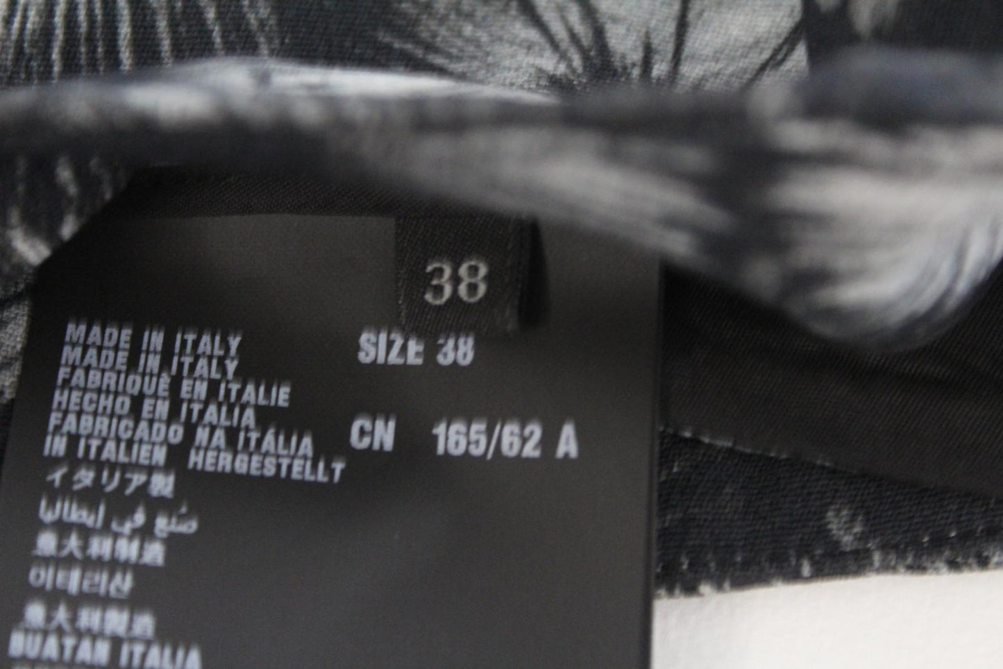 PRADA Ladies Grey Floral Print Straight Leg High Rise Trousers IT38 UK6 NEW