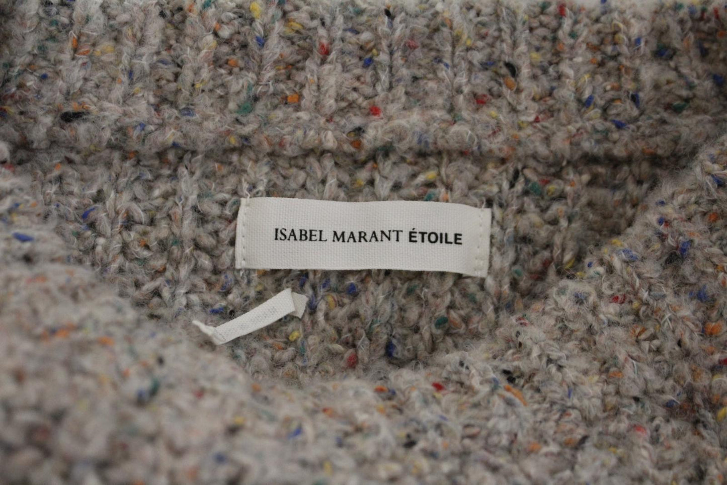ISABEL MARANT Ladies Multicoloured Wool Blend Cropped Jumper FR34 UK6 NEW