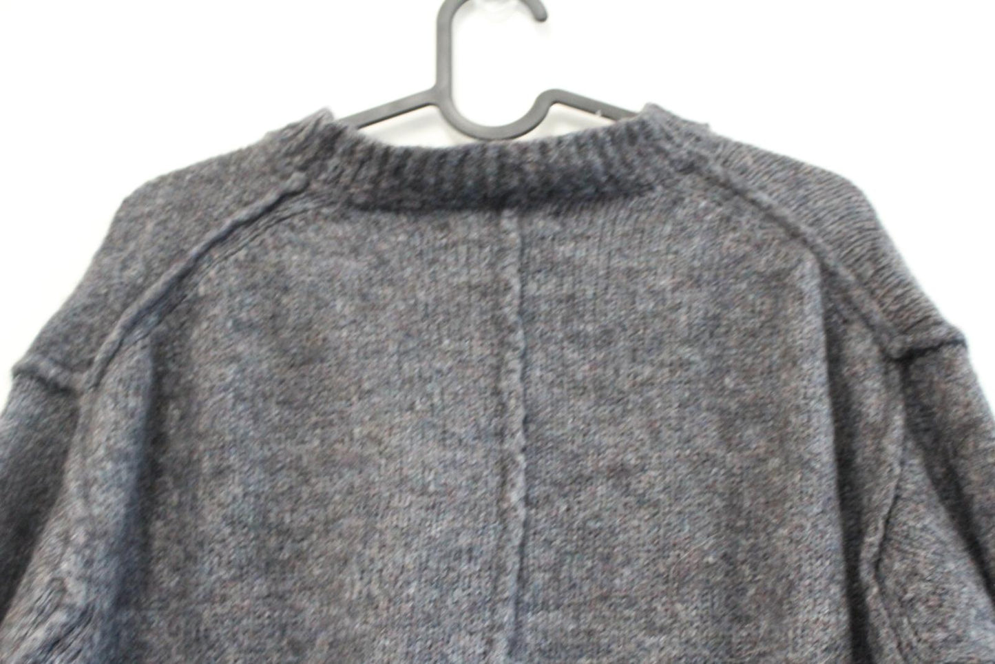 ISABEL MARANT Ladies Grey Mohair Wool Cut-Out Boxy Fit Sweater Size 34/XS NEW