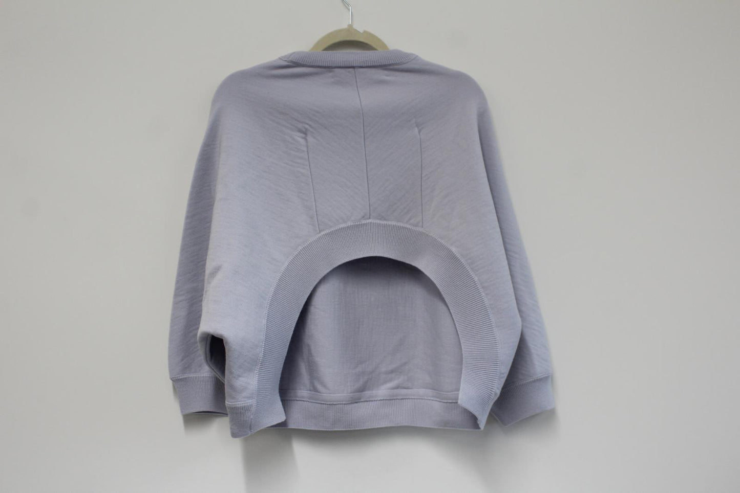 MARNI Ladies Pale Blue Wool Batwing Sleeve Boxy Fit Jumper EU38 UK10 NEW