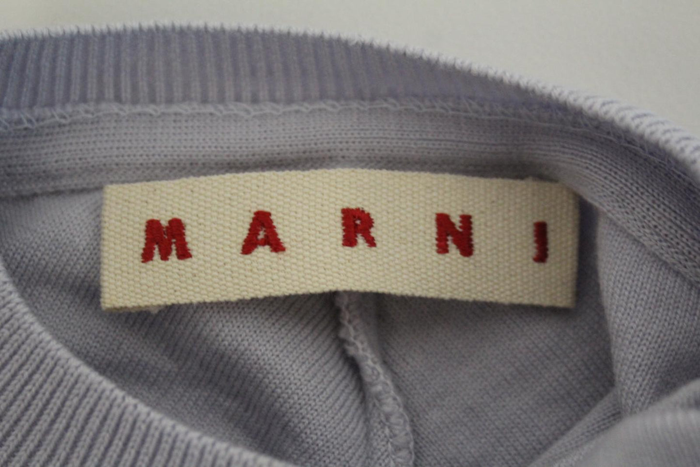 MARNI Ladies Pale Blue Wool Batwing Sleeve Boxy Fit Jumper EU38 UK10 NEW