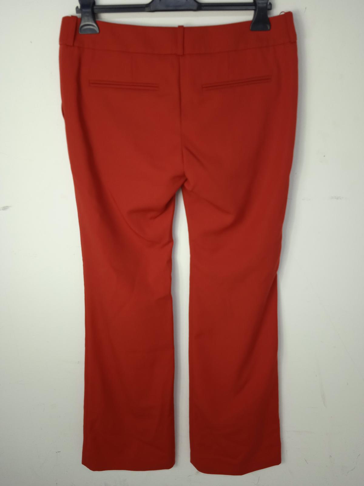 BALMAIN Ladies Red Wool Wide Flared Leg Trousers EU40 UK12 BNWT RRP990