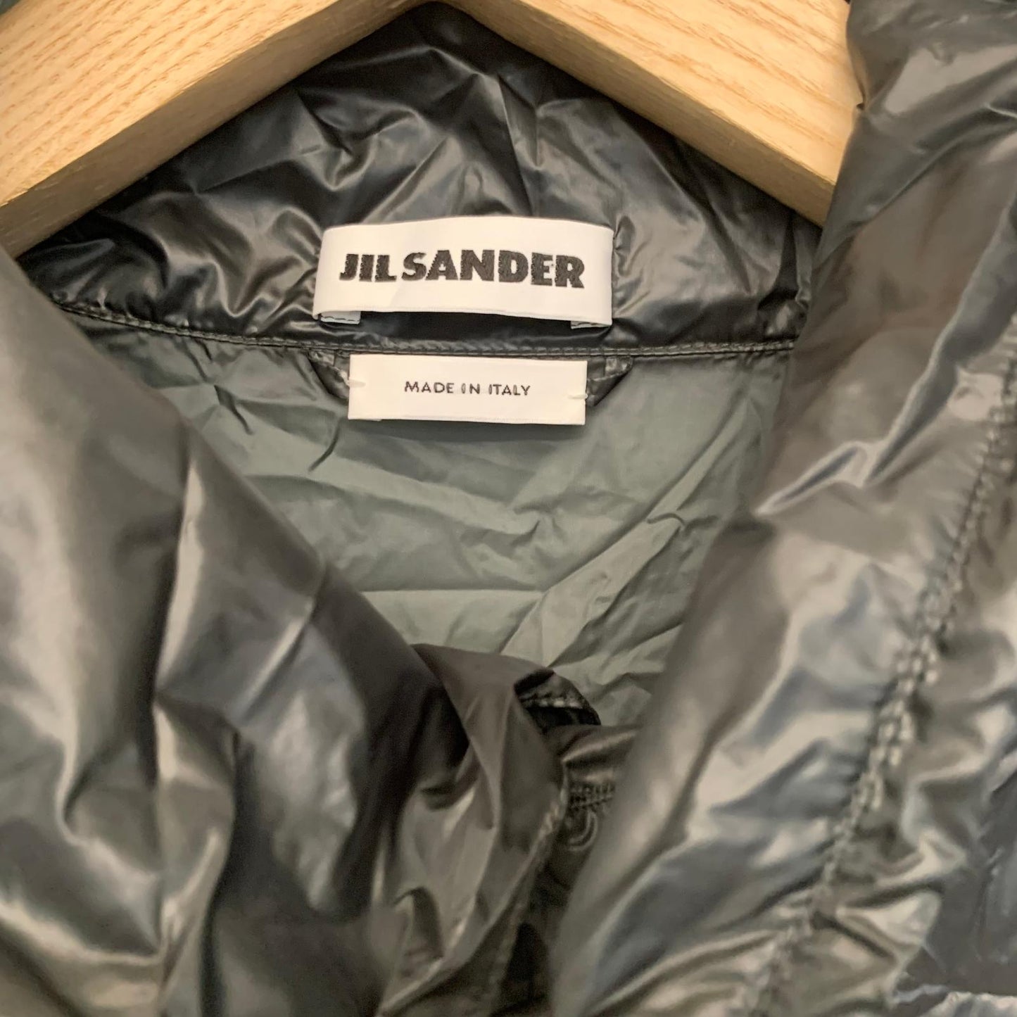 JIL SANDER Long Sleeve Lightweight Wind Jacket Ladies Green UK14 NEW RRP480