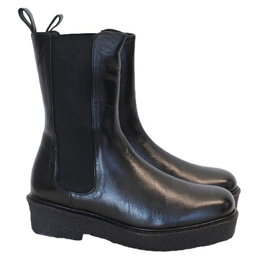 STAUD Ladies Palamino Black Leather Chelsea Boots Shoes EU36 UK3 NEW RRP375