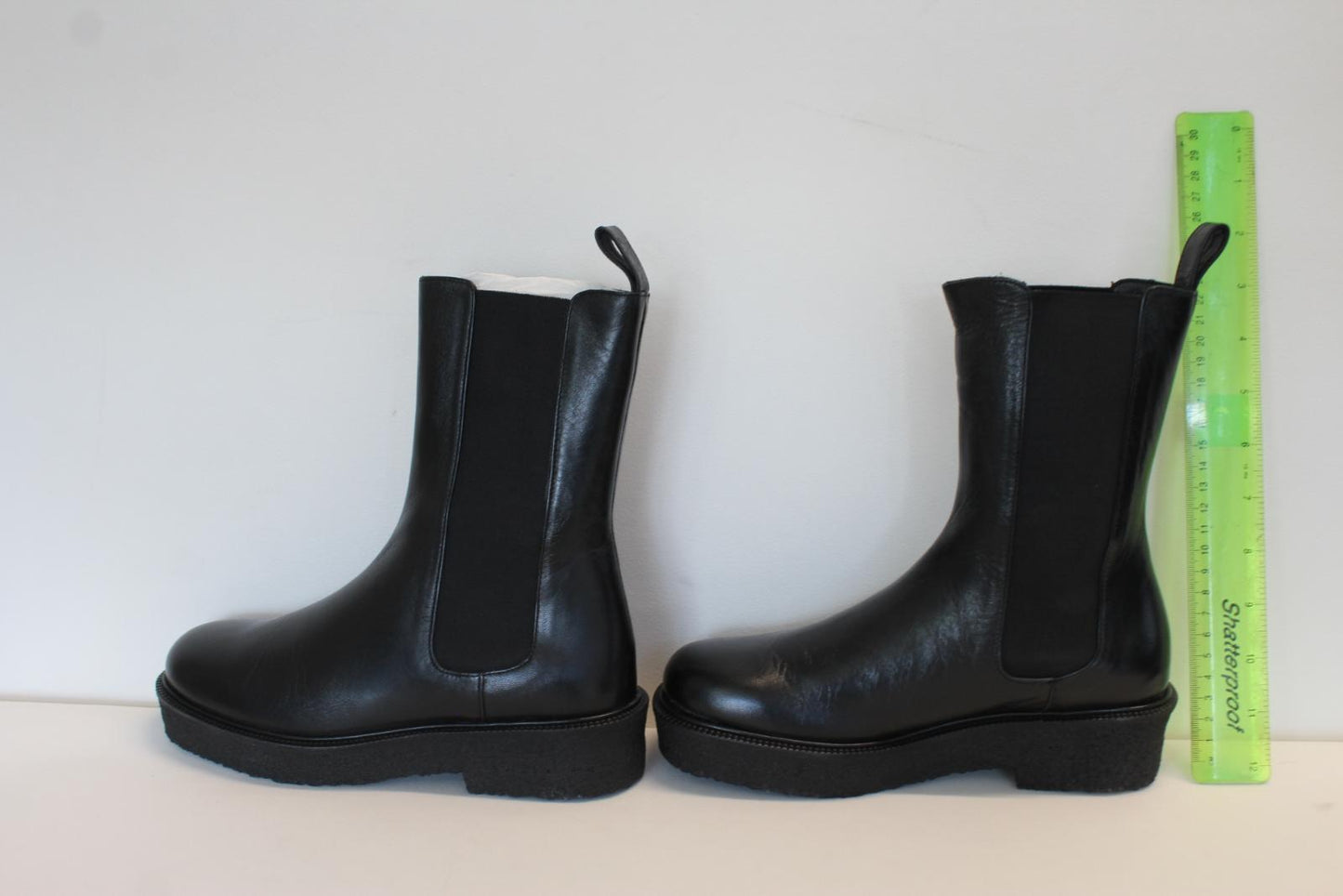 STAUD Ladies Palamino Black Leather Chelsea Boots Shoes EU36 UK3 NEW RRP375