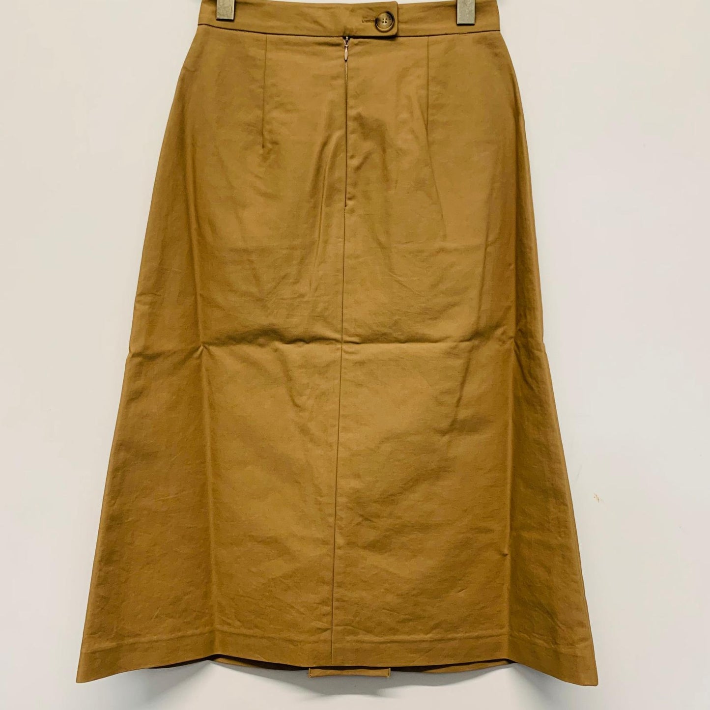 REJINA PYO Ladies Beige Camel Skirt Midi Length A-Line UK 8 NEW RRP250