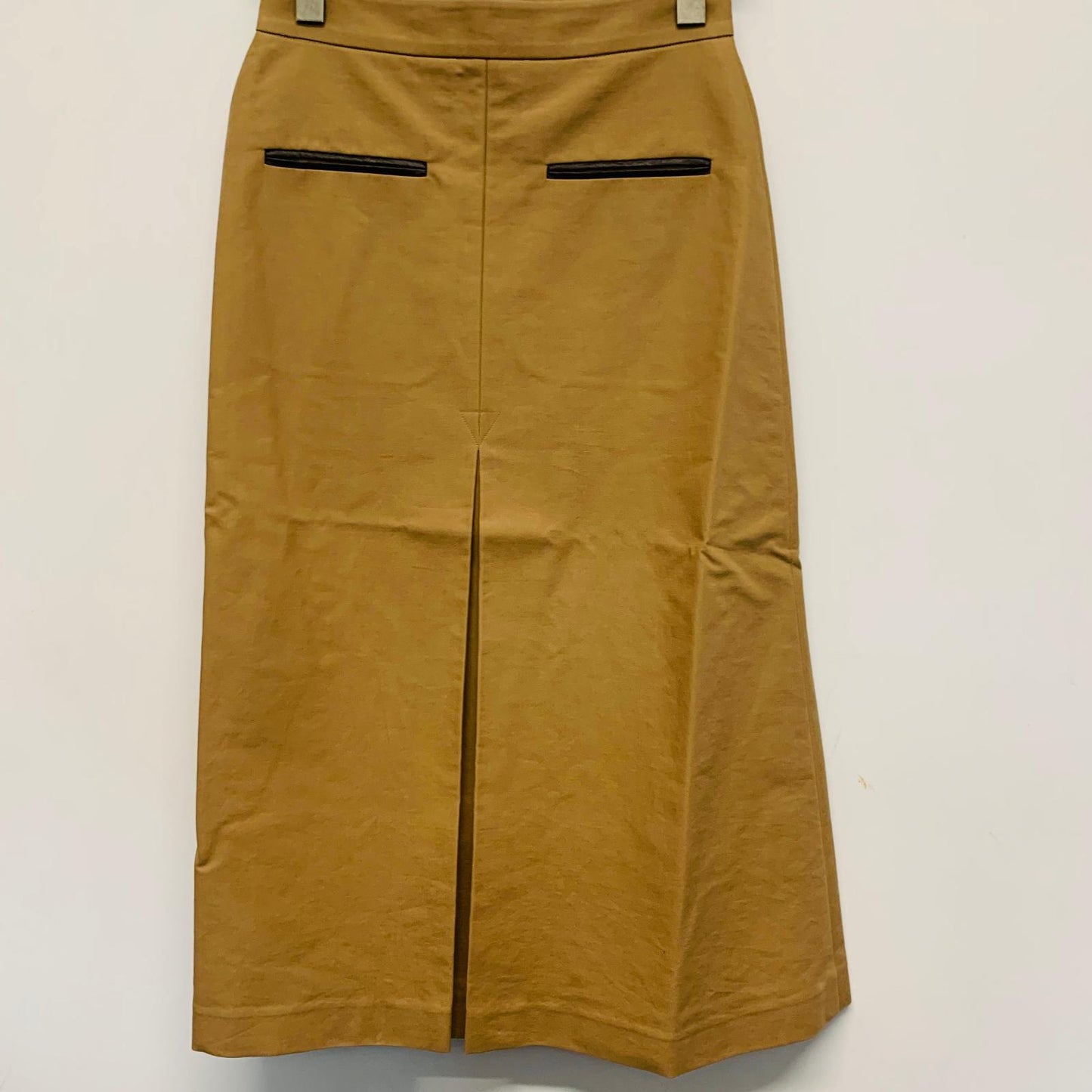 REJINA PYO Ladies Beige Camel Skirt Midi Length A-Line UK 8 NEW RRP250
