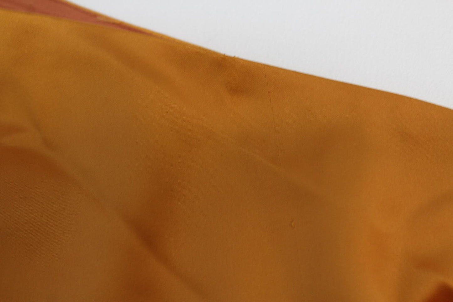 STAUD Ladies Farrah Cumin Orange Satin One Shoulder Side Slit Midi Dress UK8 NEW