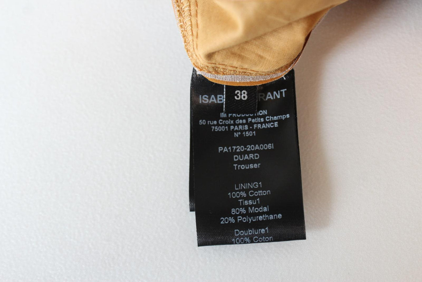 ISABEL MARANT Ladies Duard Brown Zip Faux Leather Trousers EU38 UK10 W31 L31 NEW
