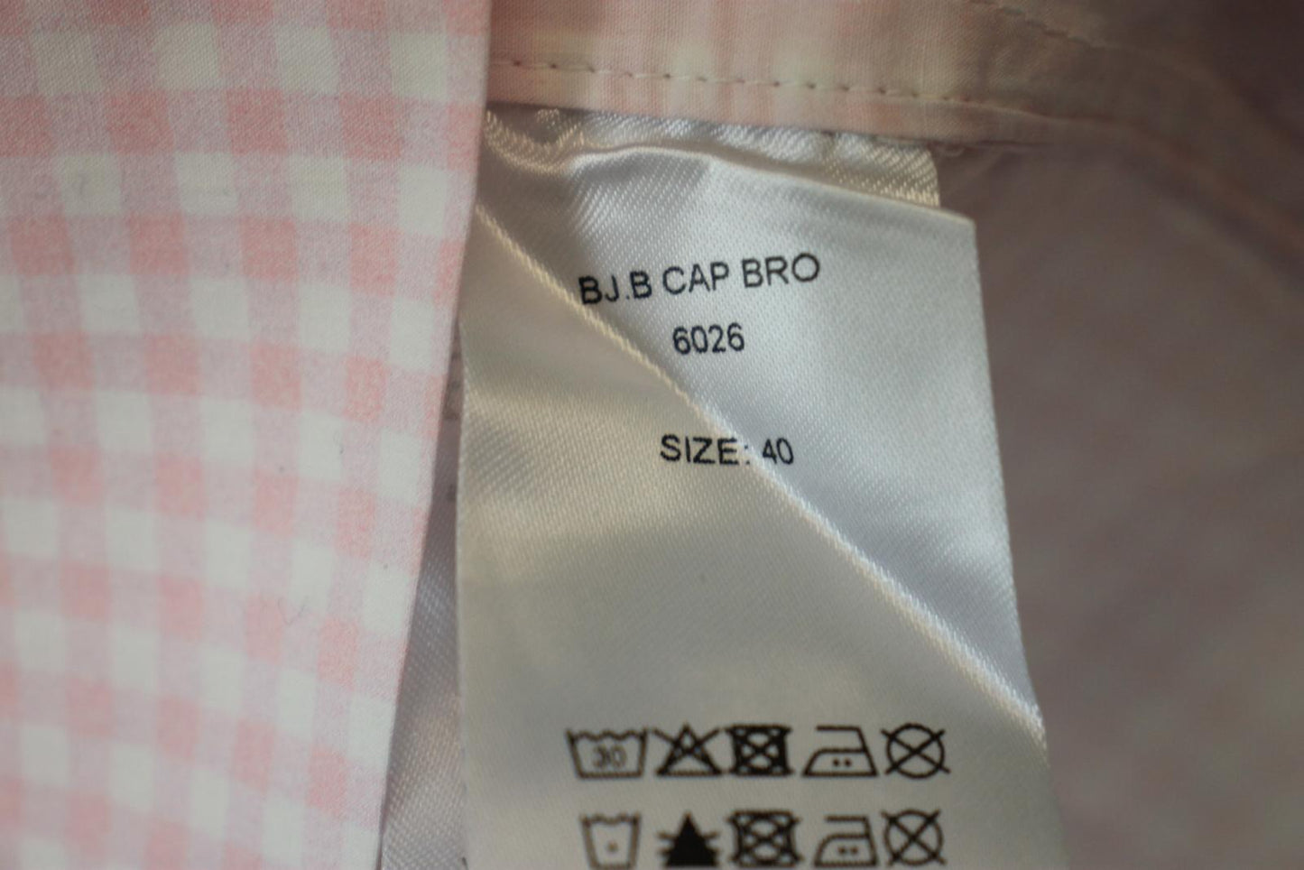 GANNI Ladies Pink & White Cotton Check Puff Sleeve Knee Length Dress UK12 NEW